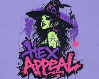 Hex Appeal Witch Graphic T-Shirt | Witchy Goth Spellcaster Tee