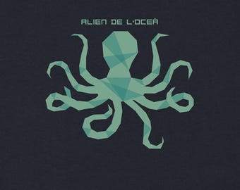 Alien Shirt Funny Ocean Octopus Tee | Octopus Gift | UFO Alien Gift