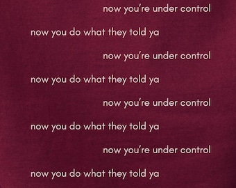 Under Control 90s Rebellion Hoodie: Gen X Metal Rock