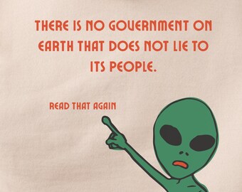 Alien Truth Hoodie | Sci-Fi Graphic Pullover | Alt Streetwear Unisex Gift