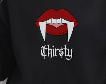Thirsty Vampire Goth Hoodie