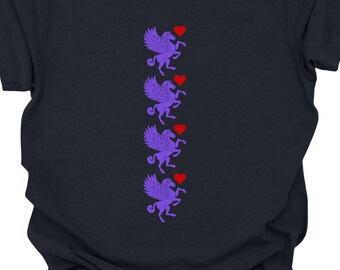 Violet Pegasus Garment Dyed Layering T-Shirt