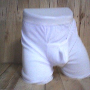 Patron de couture boxer homme taille haute avec pochette - Moyenne