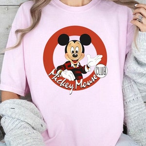 Vintage Mickey Mouse Club Comfort Colors T-Shirt, Retro Disney Mickey And Friends Magic Kingdom Disneyland Vacation Shirt, Birthday Gift Tee