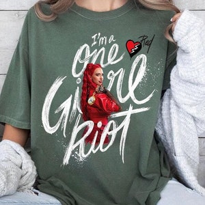 Descendants 4 The Rise Of Red I&#39;m A One Girl Riot Comfort Colors T-Shirt, Magic Kingdom Disneyland Familienurlaub Shirt, Geburtstagsgeschenk Tee
