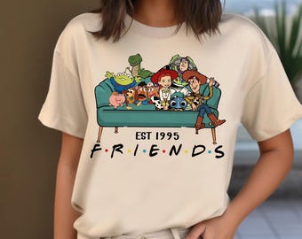 Disney Pixar Toy Story Friends Inspired Retro Comfort Colors T-Shirt, You've Got A Friend In Me Shirt, Disneyland Family Matching Shirt
