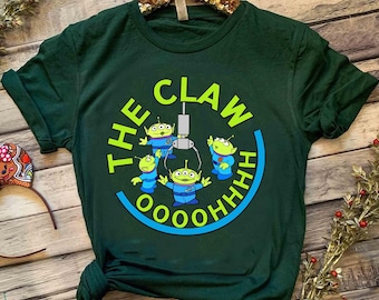 Camiseta de Disney Pixar Toy Story: Aliens y la Garra, colores cómodos, WDW, parque temático Epcot, Magic Kingdom, Disneyland, vacaciones familiares