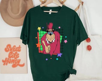Comfort Colors Retro Disney A Goofy Movie Bigfoot Grid Star Graphic Shirt, Magic Kingdom Disneyland Family Vacation Shirt, Birthday Gift Tee