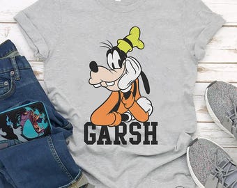 Camiseta de colores cómodos de Disney Mickey y sus amigos, camiseta de Goofy, camiseta de Disney Goofy, camiseta de vacaciones familiares de Magic Kingdom Disneyland