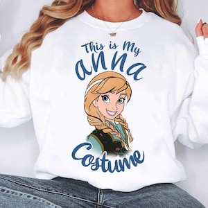 Disney Frozen Movie This Is My Anna Costume Comfort Colors T-Shirt, Disney Princess Magic Kingdom Disneyland Shirt, Birthday Gift Tee