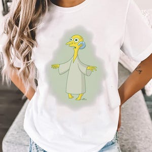 The Simpsons Mr Burns Monty Burns Comfort Colors T-Shirt, I Bring You Love Mr Burns Inspired Artwork, Mr Burns Glow In The Dark
