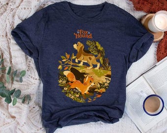 Camiseta vintage de El zorro y el sabueso, Tod y Copper, Magic Kingdom, WDW, Disneyland, vacaciones familiares, regalo de cumpleaños, camiseta para adultos y niños pequeños