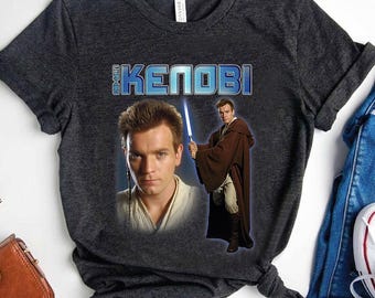 Retro Star Wars Prequel Trilogy Obi-Wan Kenobi Comfort Colors T-Shirt, Galaxy's Edge Disneyland Trip Shirt, Star Wars Fans Birthday Gift Tee