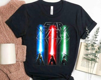 Retro Star Wars Classic Epic Lightsabers Comfort Colors T-Shirt, Star Wars Fans, May the 4th Galaxy's Edge Disneyland Family Matching Shirt
