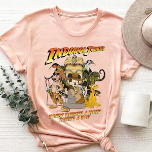 Mickey Mouse Indiana Jones Adventures Retro Disney Shirt, Mickey & Friends Comfort Colors T-Shirt, Magic Kingdom Disneyland Family Trip Tee