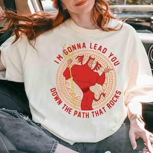 The Emperor's New Groove Kronk Devil Lead You Down The Path That Rocks Comfort Colors T-Shirt, Disney Villains Shirt, Funny Quotes Shirt