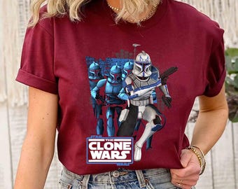 Disney Star Wars The Clone Wars Captain Rex Clone Troopers Comfort Colors T-Shirt, Galaxy's Edge Disneyland Trip Shirt, Star Wars Fans Gift