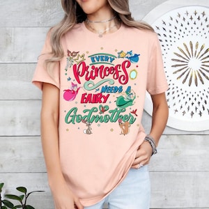 Disney Sleeping Beauty Every Princess Needs A Fairy Godmother Comfort Colors Shirt, Flora Fauna Merryweather Princess Aurora's Godmothers
