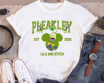 Disney Lilo And Stitch Pleakley Est 2002 Mickey Mouse Frame Portrait Comfort Colors Shirt, Magic Kingdom Disneyland Family Vacation Shirt