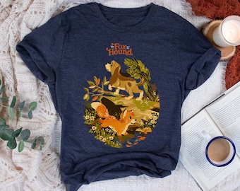 Vintage The Fox And The Hound Tod And Copper Shirt Magic Kingdom WDW Disneyland Family Vacation Shirt, Birthday Gift Adult Kid Toddler Tee