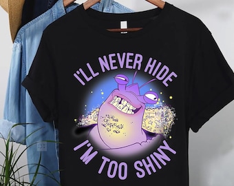 Disney Moana Tamatoa I'll Never Hide I'm Too Shiny Comfort Colors T-Shirt, Magic Kingdom Disneyland Family Vacation Shirt, Birthday Gift Tee