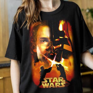 Vintage Star Wars Revenge Of The Sith Comfort Colors T-Shirt, Anakin Skywalker Darth Vader Tee, Galaxy&#39;s Edge Disneyland Group Matching Tee