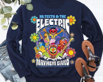 Camiseta Dr Teeth & The Electric Mayhem Comfort Colors, Camiseta Disney The Muppet Show, Camiseta The Muppets Disneyland Family Vacation