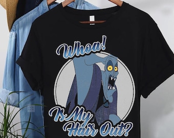 Camiseta con gráficos de colores cómodos del villano de Disney, Hércules, Hades, ¡Vaya pelo suelto!, camiseta para viaje a Disneyland, Magic Kingdom, camiseta de los villanos de Disney