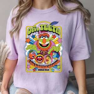 The Muppets Dr Teeth And The Electric Mayhem Poster Comfort Colors T-Shirt, Magic Kingdom Disneyland Matching Tee, Muppets Show Shirt