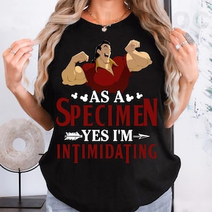 Disney-Schönheit und das Biest Gaston Comfort Colors Shirt, als Exemplar bin ich einschüchternd T-Shirt, Magic Kingdom Disneyland Family Matching Shirt