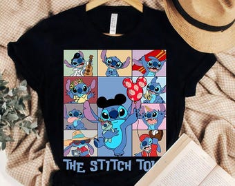 Disney Lilo & Stitch The Stitch Tour Comfort Colors T-Shirt, Magic Kingdom Disneyland Family Vacation Shirt, Birthday Gift Tee