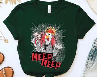 Muppets Beaker Meep Meep Comfort Colors T-shirt, Muppet Show Beaker The Scientist Tee, Meepers Gonna Meep, Magic Kingdom Disneyland Tee