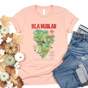Jurassic Park Isla Nublar Comfort Colors Shirt, Jurassic World Parody Shirt, Bezoek Isla Nublar National Park, Universal Studios, Dino-shirt