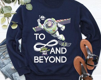 Disney Pixar Toy Story Buzz Lightyear To Infinity and Beyond Shirt, Disneyland Family Vacation, Birthday Gift Adult Kid Toddler Tee