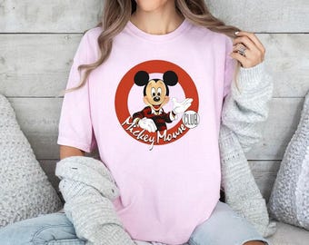 Vintage Mickey Mouse Club Comfort Colors T-Shirt, Retro Disney Mickey And Friends Magic Kingdom Disneyland Vacation Shirt, Birthday Gift Tee