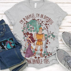Retro Disney Hercules Megara Damsel In Distress Comfort Colors T-Shirt, Greek Myth Tee, Magic Kingdom Disneyland Shirt, Birthday Gift Tee