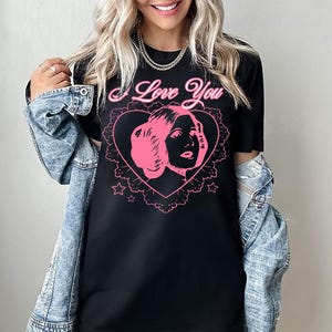 Retro Star Wars Princess Leia I Love You Comfort Colors T-Shirt, Star Wars Couple Matching Tee, Valentine&#39;s Day Disneyland Matching Shirt