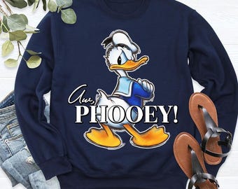 Funny Vintage Disney Donald Duck Aw Phooey Comfort Colors T-Shirt, Mickey & Friends Magic Kingdom Disneyland Shirt, Birthday Gift Tee