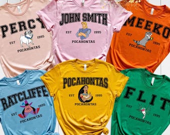 Camiseta Disney Pocahontas Character Comfort Colors, camiseta Disney Princess Pocahontas, camiseta Magic Kingdom Disneyland, camiseta de presente de aniversário
