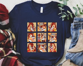 Disney Chip 'n' Dale Comfort Colors Shirt, Disney Rescue Rangers Matching Shirt, Magic Kingdom Disneyland Family Vacation Shirt
