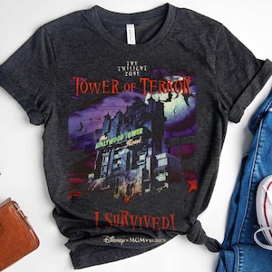 I Survived Tower of Terror Shirt - Etsy