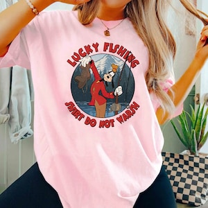 Komfort Farben Retro Doof Glück Angeln Shirt Nicht Warsh Shirt, Goofy Dad Shirt, Vatertagsgeschenk, Angeln Dad T-Shirt, Papa Geburtstagsgeschenk