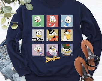 Disney Ducktales Characters Comfort Colors Shirt, Donald Duck Scrooge McDuck Huey Dewey Louie Duck Squad Tee, Magic Kingdom Disneyland Tee