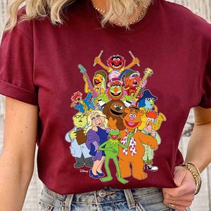 The Muppets Characters Comfort Colors T-Shirt, Muppet Show Shirt, Magic Kingdom Disneyland Family Vacation Shirt, WDW Epcot Theme Park Tee