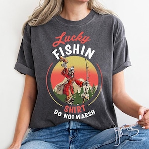 Disney Goofy Lucky Angeln Shirt Do Not Warsh Comfort Farben Shirt, Goofy Dad Shirt, Vatertagsgeschenk, Angeln Dad T-Shirt, Daddy Geburtstagsgeschenk