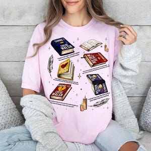 Tommen College Books Boys of Tommen Quotes Comfort Colors T-Shirt, Bookish Merch, Johnny Kavanagh Lynch Joey, Romance Book Rugby College