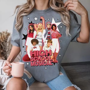 Disney High School Musical The Series Vintage Group Shot Comfort Colors Shirt, WDW Epcot Theme Park, Magic Kingdom Disneyland Matching Shirt