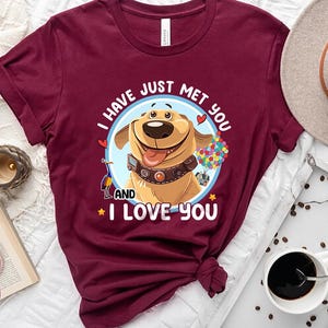 Vintage Disney Pixar Up Movie Cute Dug Dog Comfort Colors T-Shirt, Dog Lovers Dog Owners Gift, Magic Kingdom Disneyland WDW Epcot Theme Park