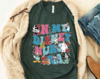 In my Disney Nurse Era Comfort Colors T-Shirt, Disney Nurse Shirt, Nurse Week Nurse's Day Gift, Nursing Gift, Disneyland Family Matching Tee