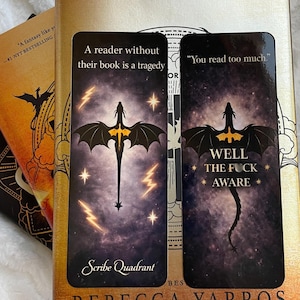 Fourth Wing Bookmarks/ Empyrean Series Bookmark/ACOTAR/Xaden Bookmark